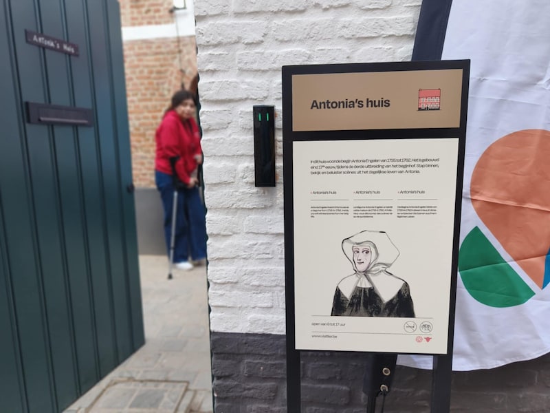 Antonia’s huis in het begijnhof van Lier.