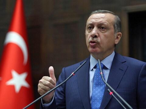 De Turkse premier Recep Tayyip Erdogan.