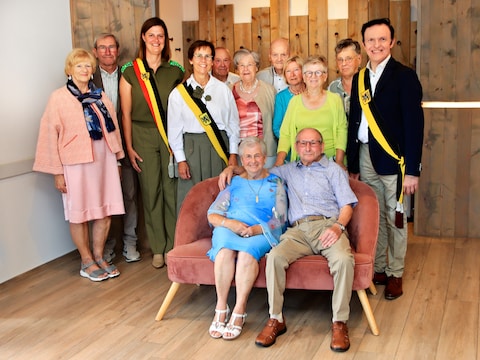 André Defoer en Diana Duyck vierden hun 60ste huwelijksverjaardag.