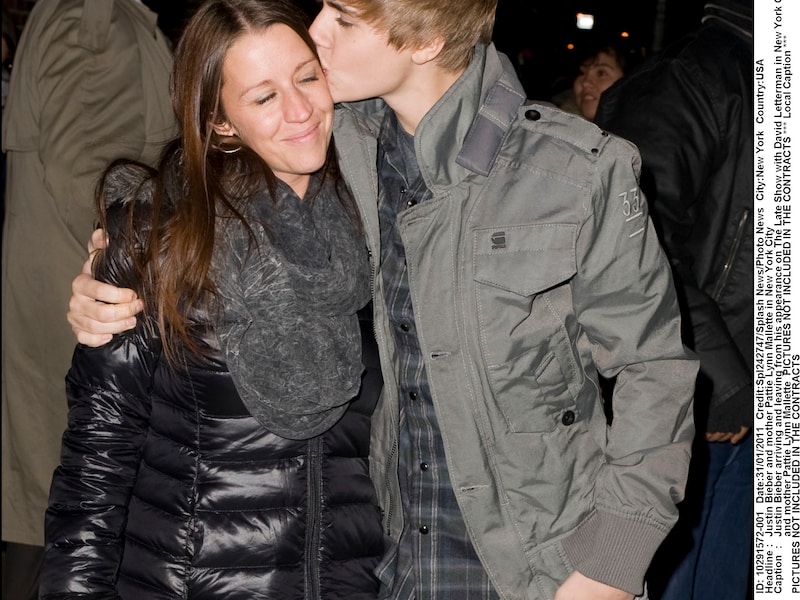 Justin Bieber en mama Pattie Malette
