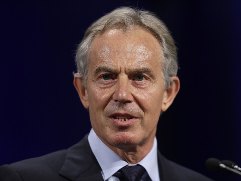 Voormalige Brits premier, Tony Blair.