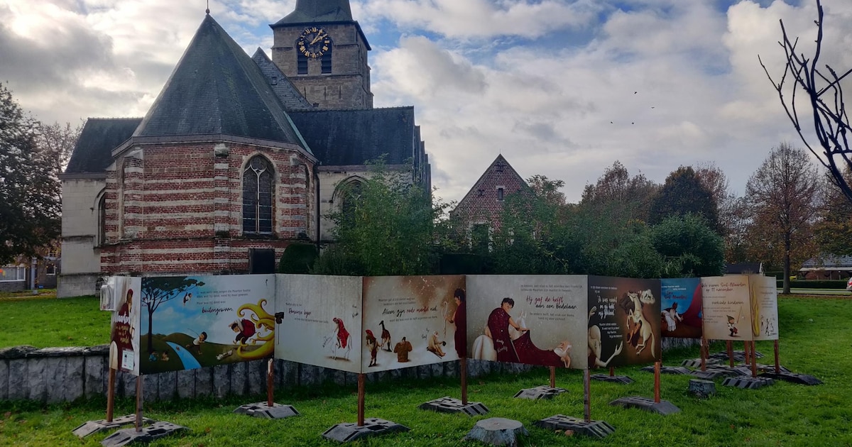 Leer over het levensverhaal van Sint-Maarten in Berlare met expo