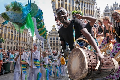 Zonnige, uitbundige Zinneke Parade kleurt Brussel: “Zinneke is Brussel op zijn best”