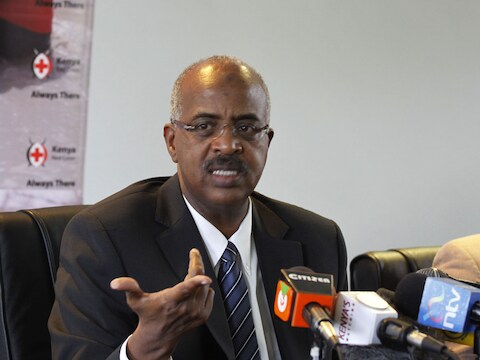 Abbas Gullet, Secretaris-Generaal van het Keniaanse Rode Kruis.