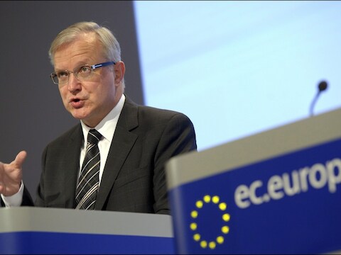 Eurocommissaris Olli Rehn.