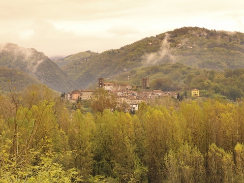Een dorpje in de Italiaanse streek Garfagnana, het epicentrum van de aardbeving.