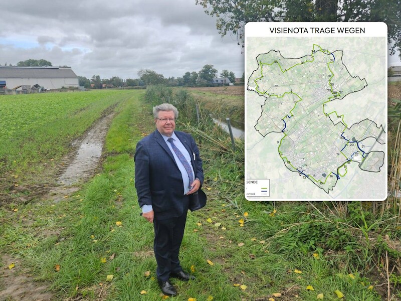 Dentergem tekent toekomstplan voor trage wegen uit: “Bedoeling om tegen 2031 wandelpaden rond heel de gemeente te hebben”