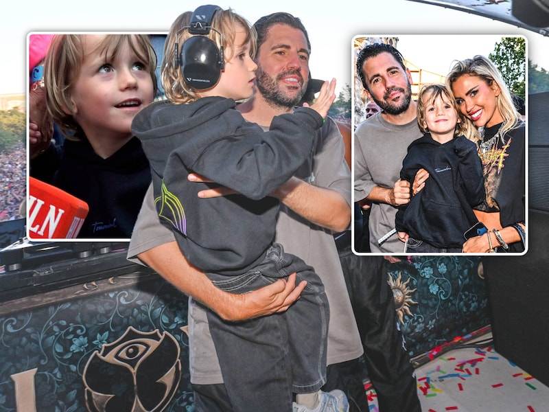 Zoontje London (5) steelt de show tijdens dj-set Dimitri Vegas en wenst niet gestoord te worden: “Ik ben een interview aan het doen hé”