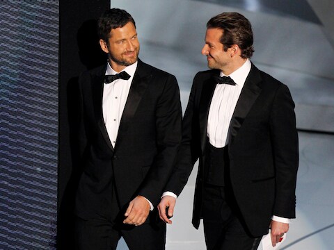 Gerard Butler en 'Silver Linings Playbook'-acteur Bradley Cooper.