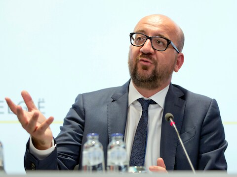 Premier Charles Michel.