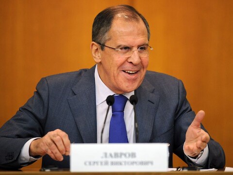 Sergej Lavrov, Russisch minister van Buitenlandse Zaken.