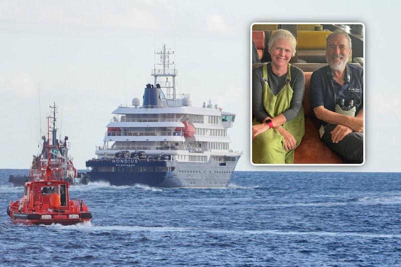 There were also two Belgians on the cruise ship: Helene and Mark