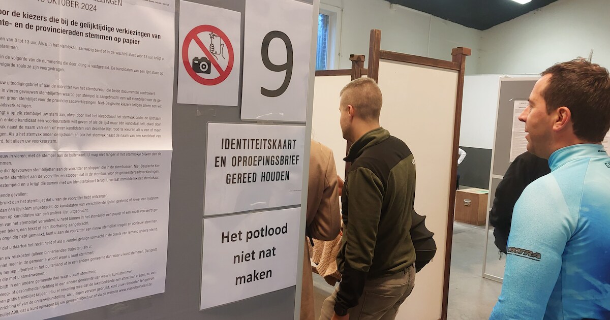 De stembussen in Sint-Lievens-Houtem zijn open, de strijd is begonnen ...
