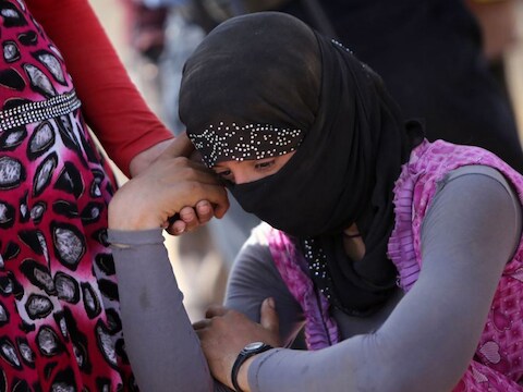 Duizenden Yezidi-vrouwen en -meisjes werden door IS op markten als seksslavinnen verkocht.