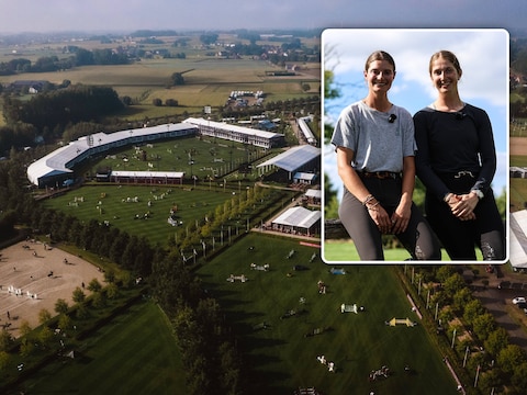 Zussen Zoé en Emilie Conter (inzet) vervullen een sleutelrol op de Stephex Masters in Wolvertem.