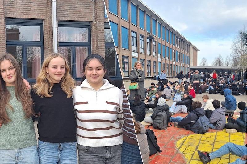 Leerlingen EDUGO De Brug wel naar school, mét een zitstaking: “Beter ...