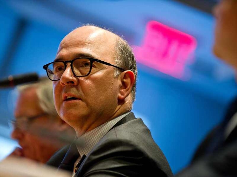 De Franse minister van Financiën, Pierre Moscovici.
