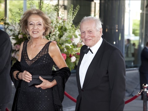 Jorge Zorreguieta en zijn vrouw.