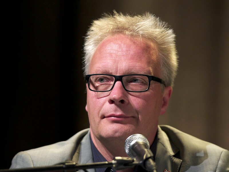 Peter Mertens, voorzitter van de PVDA+.