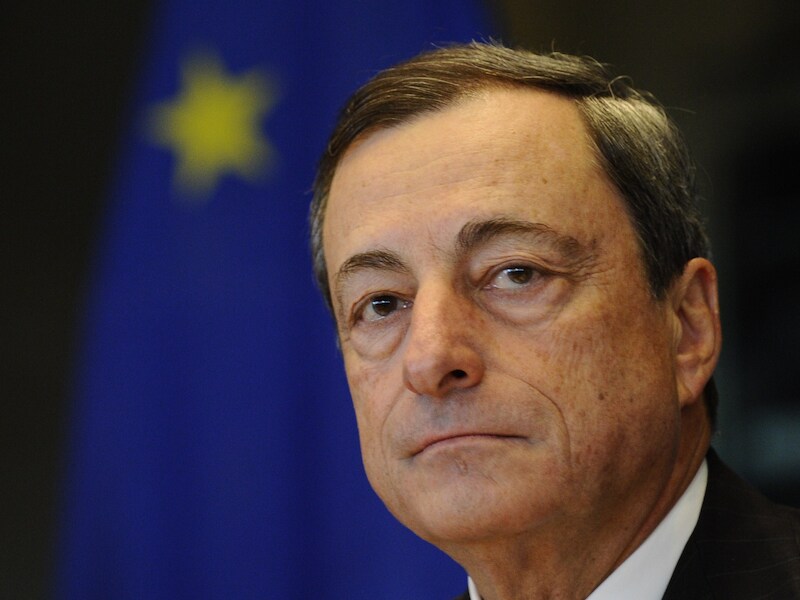 ECB-voorzitter Mario Draghi.