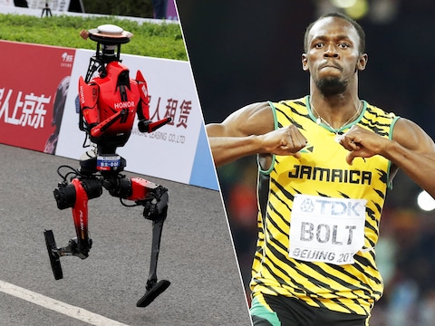 Robot ‘Lightning’ / De menselijke machine die Usain Bolt heet