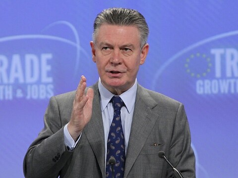 Europees commissaris voor Handel Karel De Gucht (Open Vld)