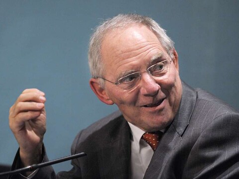 Duits Financiënminister Wolfgang Schäuble.