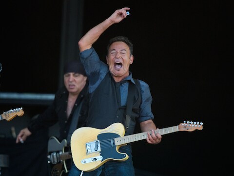 Bruce Springsteen afgelopen weekend op The Isle of Wight Festival.