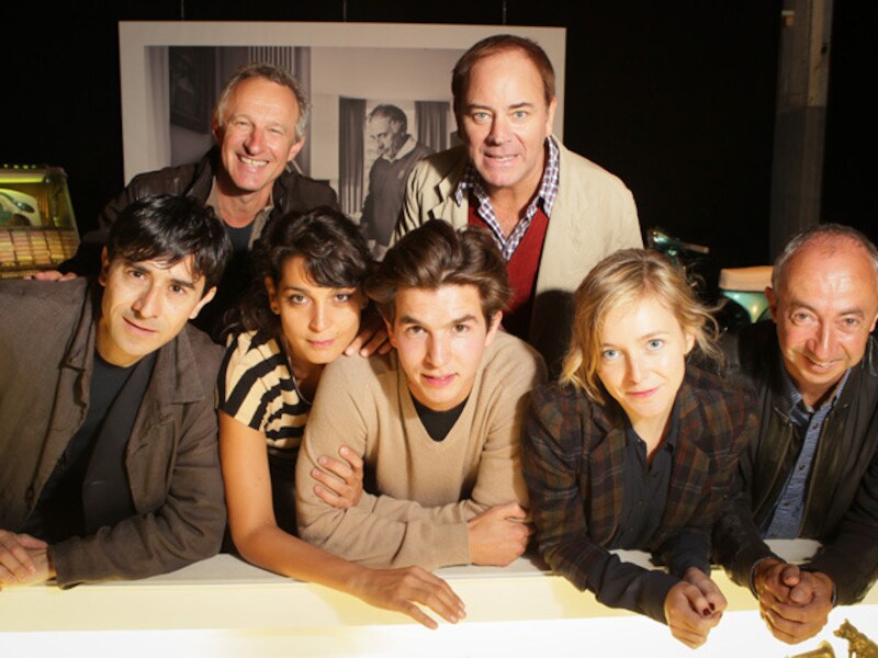 De cast van' Marina' met regisseur Stijn Coninx.