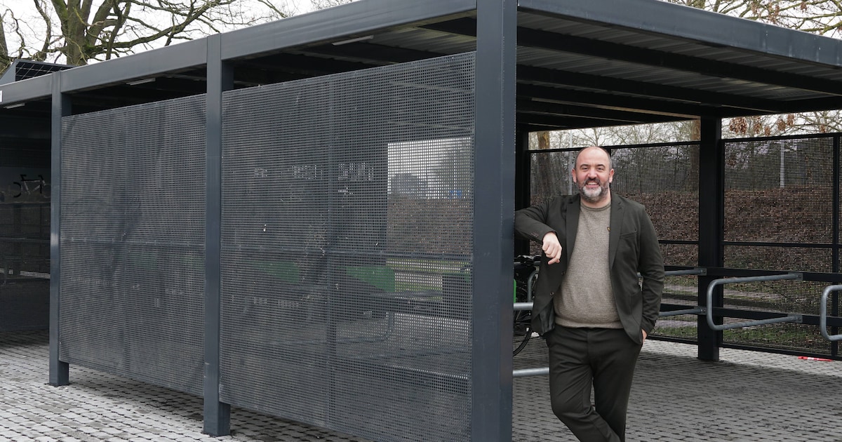 Nieuwe fietsenstalling geopend op randparking Park H in Hasselt: “Er zijn 20 vrije plaatsen en 56 be