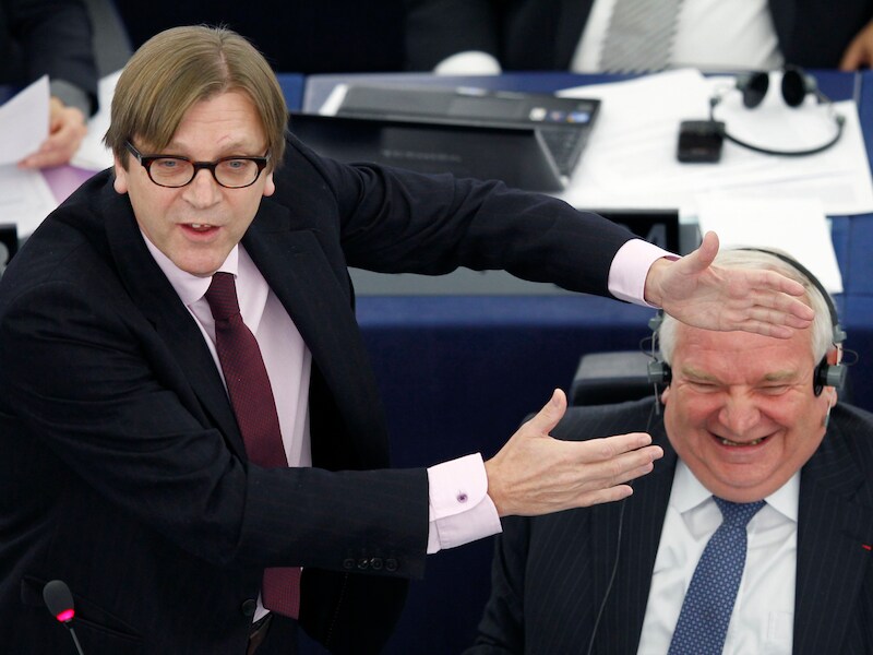 Guy Verhofstadt en Joseph Daul.