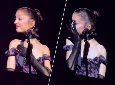 Ariana Grande barst in tranen uit bij eerste concert in zeve