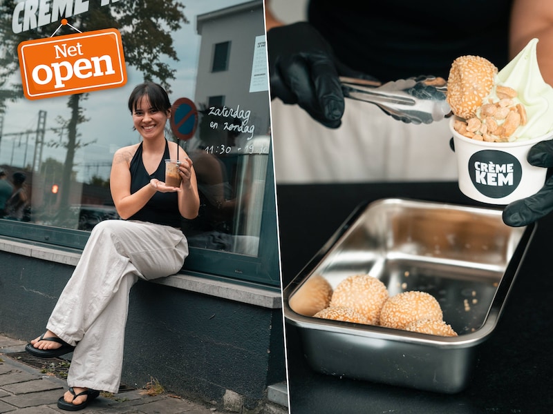 NET OPEN. Softijs met dragonfruitsmaak of kokoskoffie: Angel (24) opent met Crème Kem Vietnamese koffie- en ijszaak in Berchem