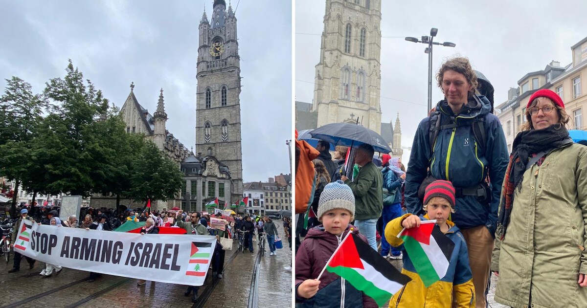 Bijna 2.000 mensen op de been voor Palestina in Gent: “Kinderen ...