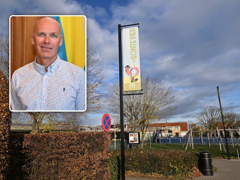 Gemeenteschool De Bonte Pier in Leffinge. Inzet: Schepen Frederick Spaey