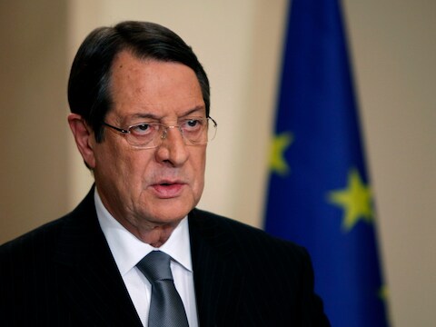 De Cypriotische president Nicos Anastasiades.