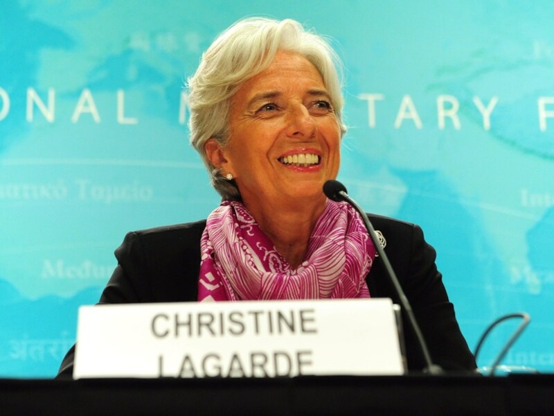 Christine Lagarde.