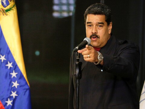 Venezolaans president Nicolás Maduro.