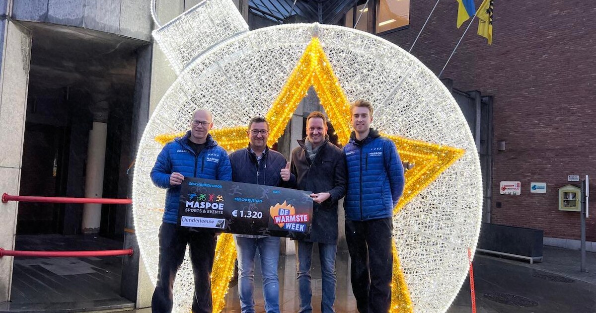 Organisatoren City Nightrun schenken 1.320 euro aan Warmste Week ...