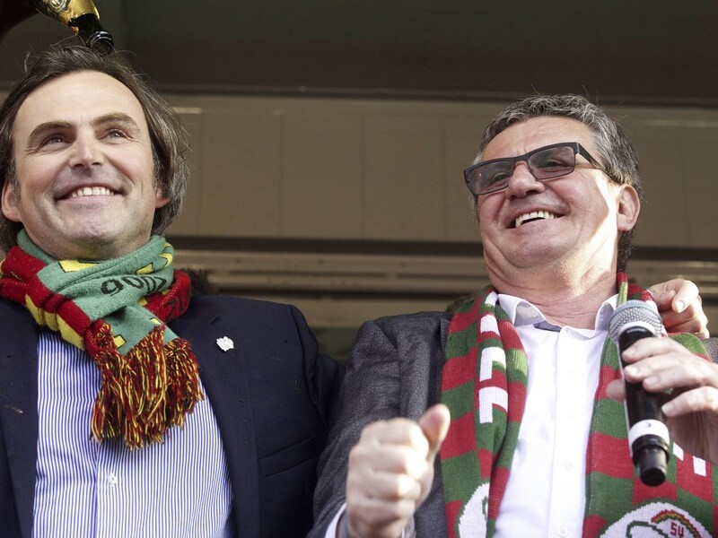 CEO Patrick Decuyper en voorzitter Willy Naessens.