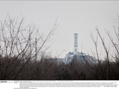 De kerncentrale van Tsjernobyl.