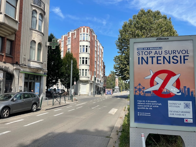 Vliegtuigoverlast in Brussel