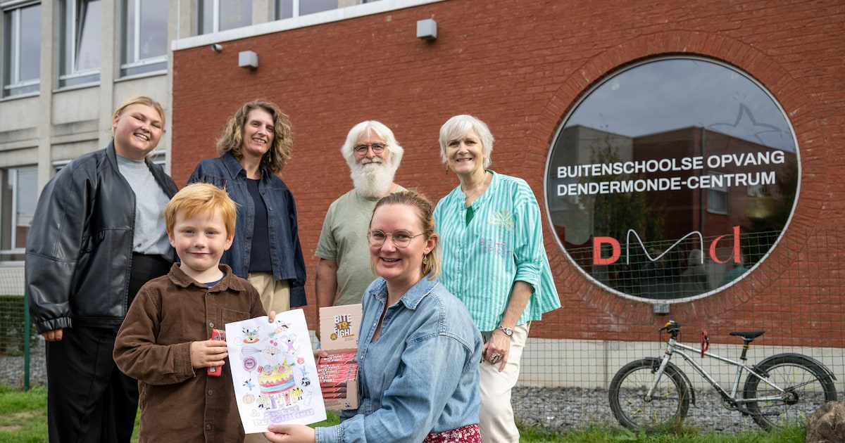 Kinderen buitenschoolse opvang kleuren voor eerlijke handel