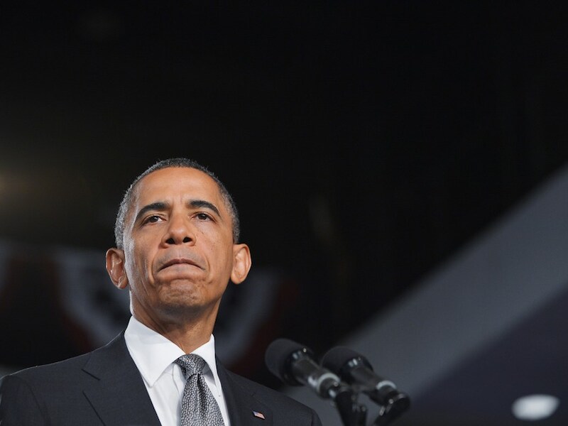 De Amerikaanse president Barack Obama.