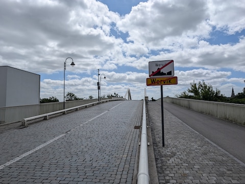 De brug tussen Wervik en Wervicq-Sud gaat voor één nacht volledig dicht