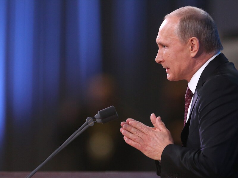 Russisch president Vladimir Poetin.
