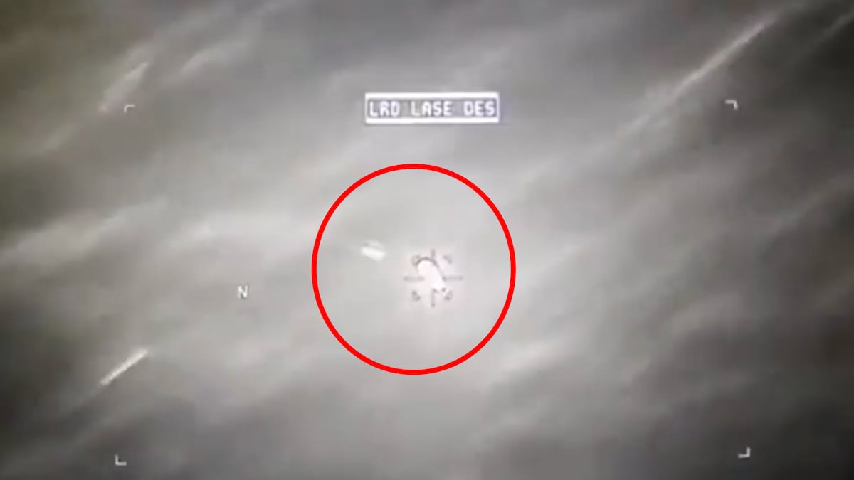 Een ufo werd gespot voor de kust van Jemen. 