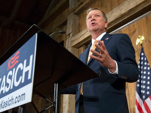 John Kasich wordt geen onafhankelijke kandidaat om Donald Trump te dwarsbomen.