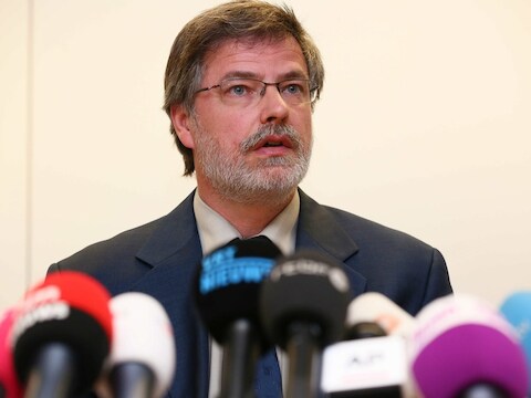 Eric Van Der Sypt, woordvoerder van het federaal parket.