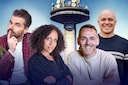 Kobe Ilsen, Karine Claassen, Xavier Taveirne en Philippe Geubels.